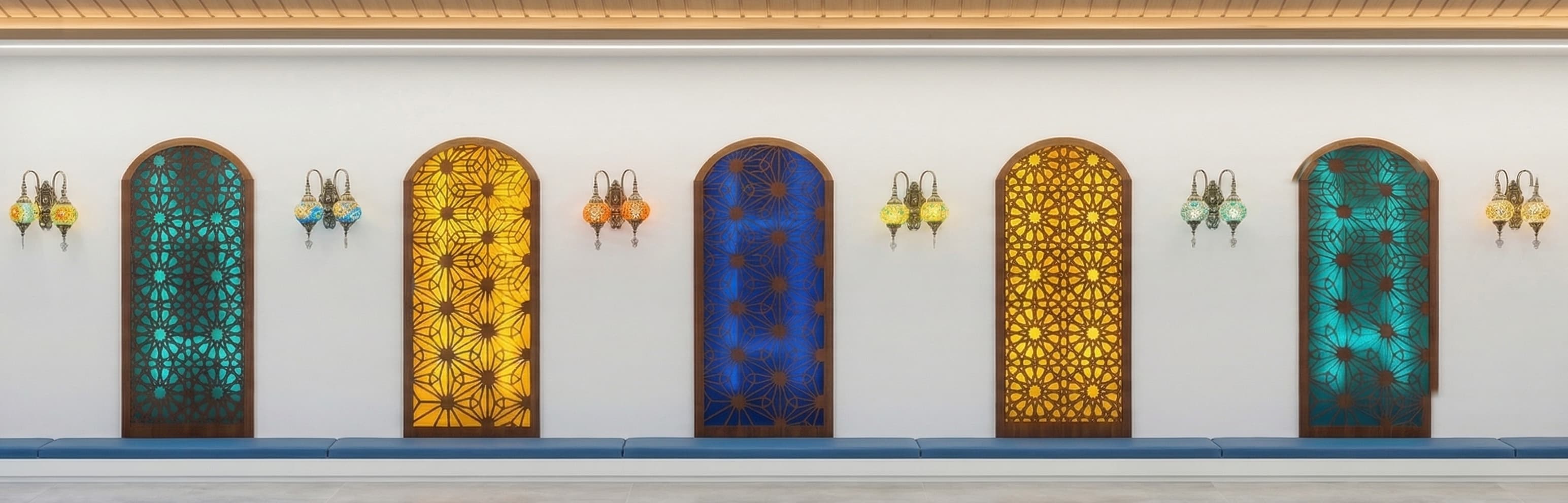 Inside Amir Damascus restaurant
